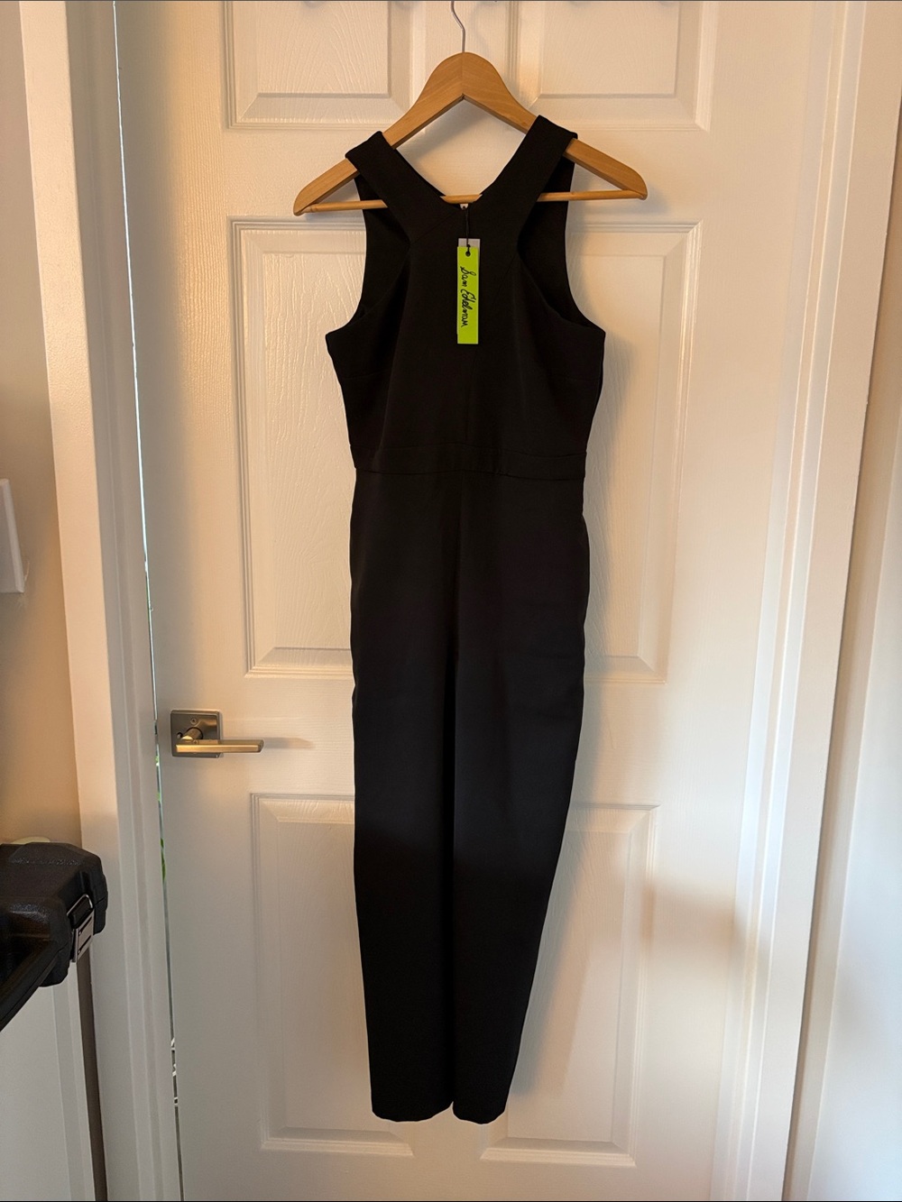 Sam Edelman Black Sleeveless Tailored Jumpsuit